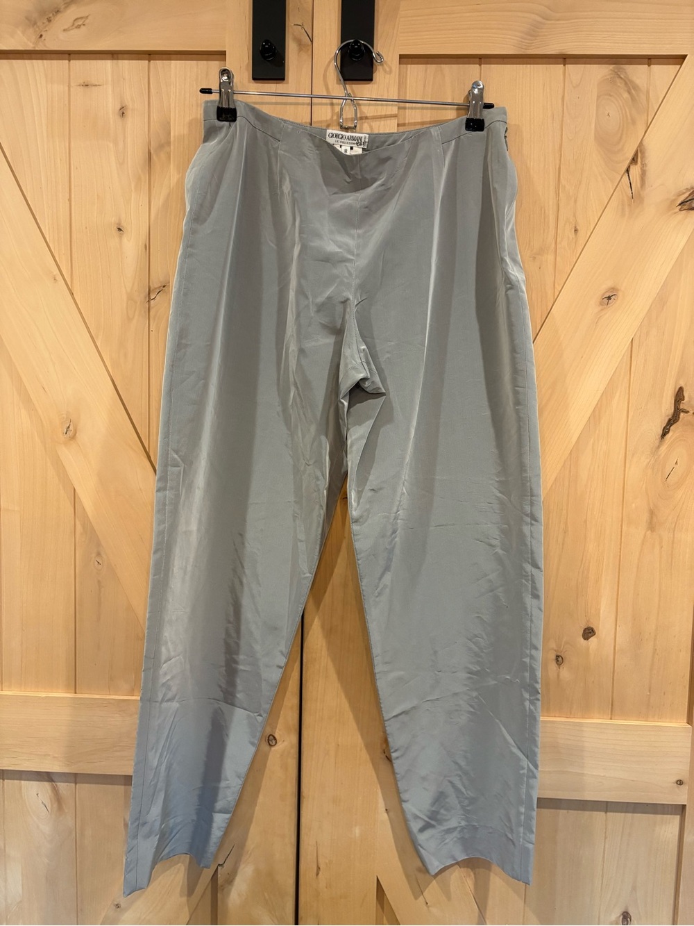 Giorgio Armani Light Silver Vintage Trousers